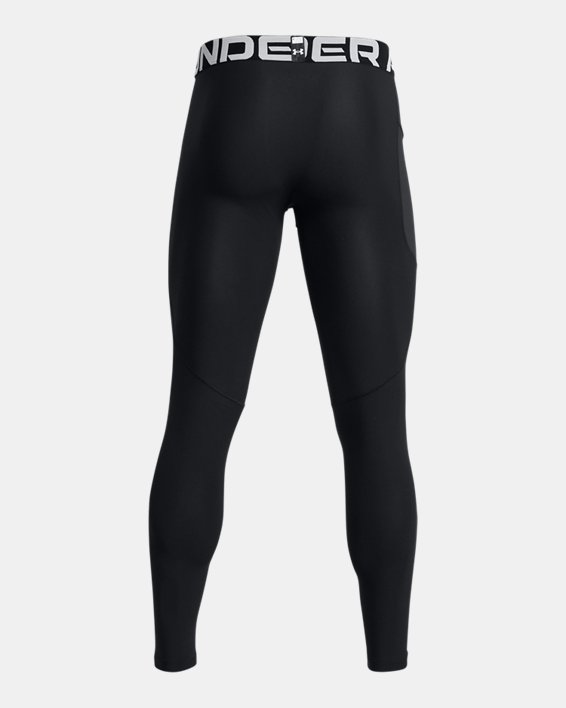 Men's UA HeatGear® ArmourPrint Leggings, Black, pdpMainDesktop image number 5
